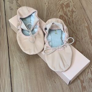 Bloch dansoft leather ballet slippers